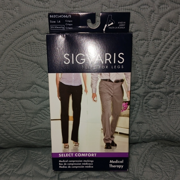Sigvaris Knee-Hi Jarret Compression Stockings L4 20-30mmHg, NIB, sealed - Picture 6 of 6